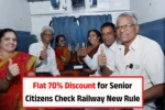 Discount for Senior Citizens in train