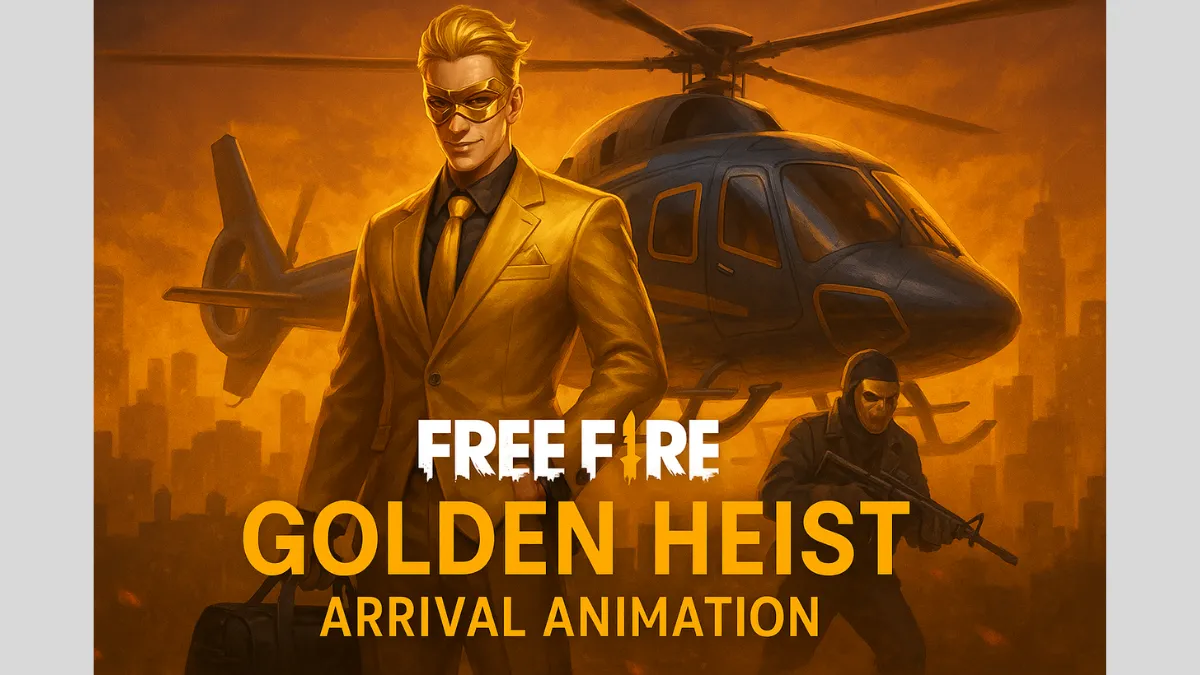 Golden Heist Arrival Animation Free Fire